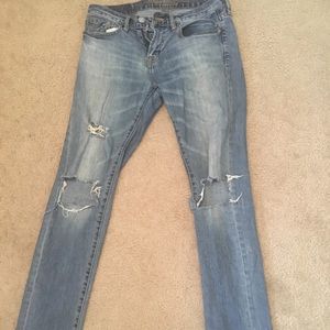 American Eagle Distressed Skinny Jeans 30 x 34